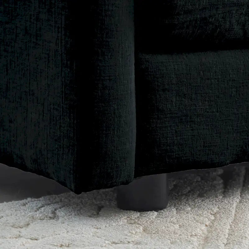 Canapé d'angle modulaire en chenille