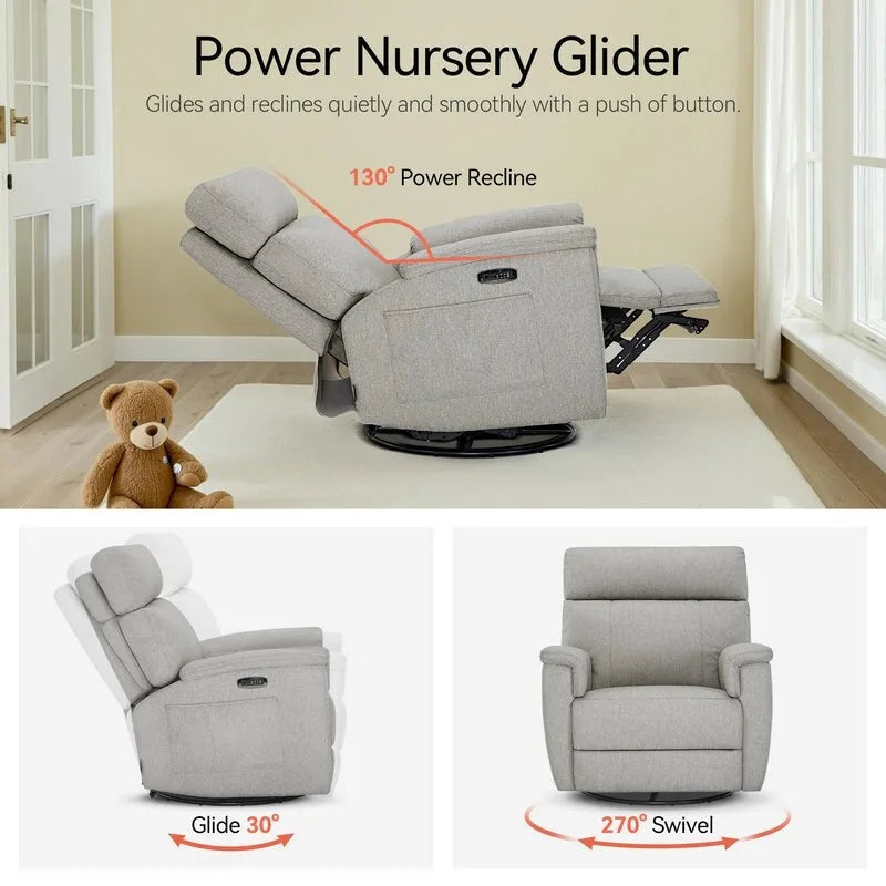 Fauteuil de maternité électrique inclinable et pivotant