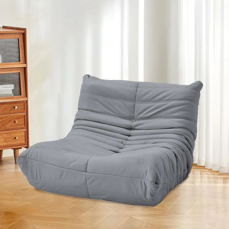 Pouf Poire Canapé Fauteuil de Sol en Mousse à Mémoire de Forme