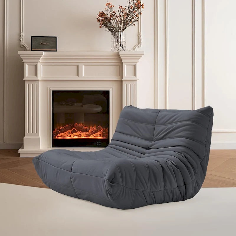 Pouf Poire Canapé Fauteuil de Sol en Mousse à Mémoire de Forme