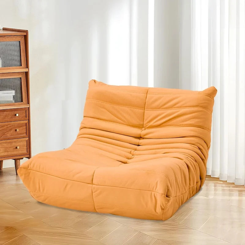 Pouf Poire Canapé Fauteuil de Sol en Mousse à Mémoire de Forme
