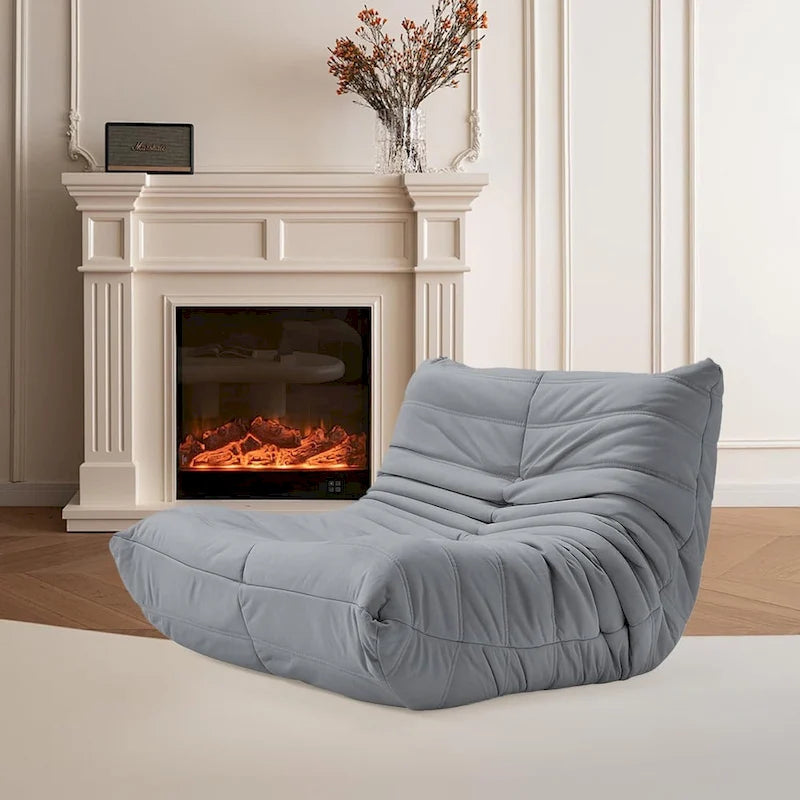 Pouf Poire Canapé Fauteuil de Sol en Mousse à Mémoire de Forme