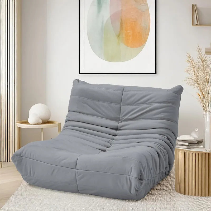 Pouf Poire Canapé Fauteuil de Sol en Mousse à Mémoire de Forme