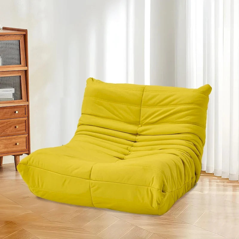 Pouf Poire Canapé Fauteuil de Sol en Mousse à Mémoire de Forme