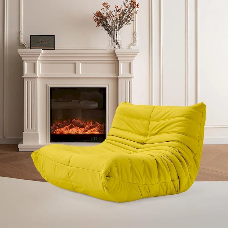 Pouf Poire Canapé Fauteuil de Sol en Mousse à Mémoire de Forme