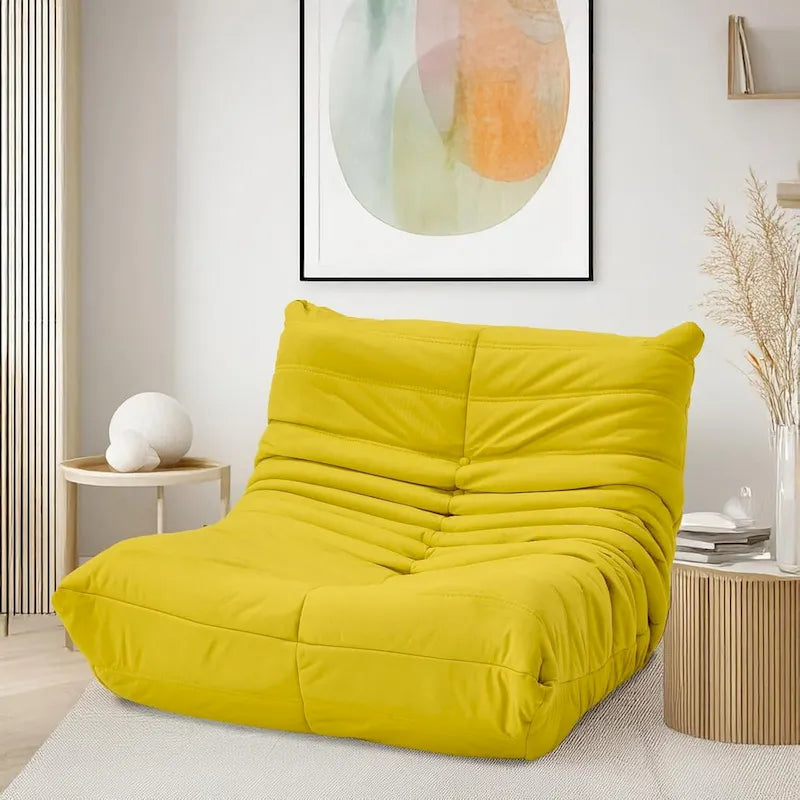 Pouf Poire Canapé Fauteuil de Sol en Mousse à Mémoire de Forme