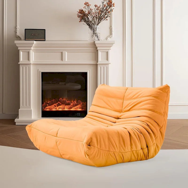 Pouf Poire Canapé Fauteuil de Sol en Mousse à Mémoire de Forme