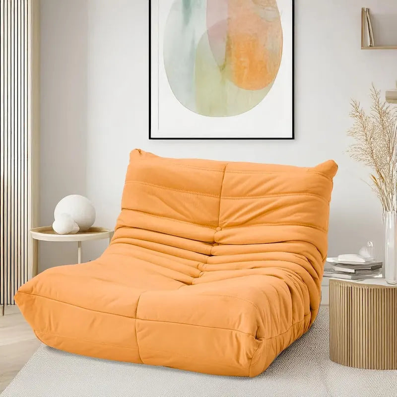 Pouf Poire Canapé Fauteuil de Sol en Mousse à Mémoire de Forme
