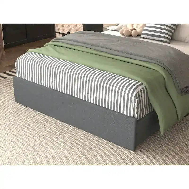 Cadre de lit Queen polyvalent avec de multiples fonctionnalités