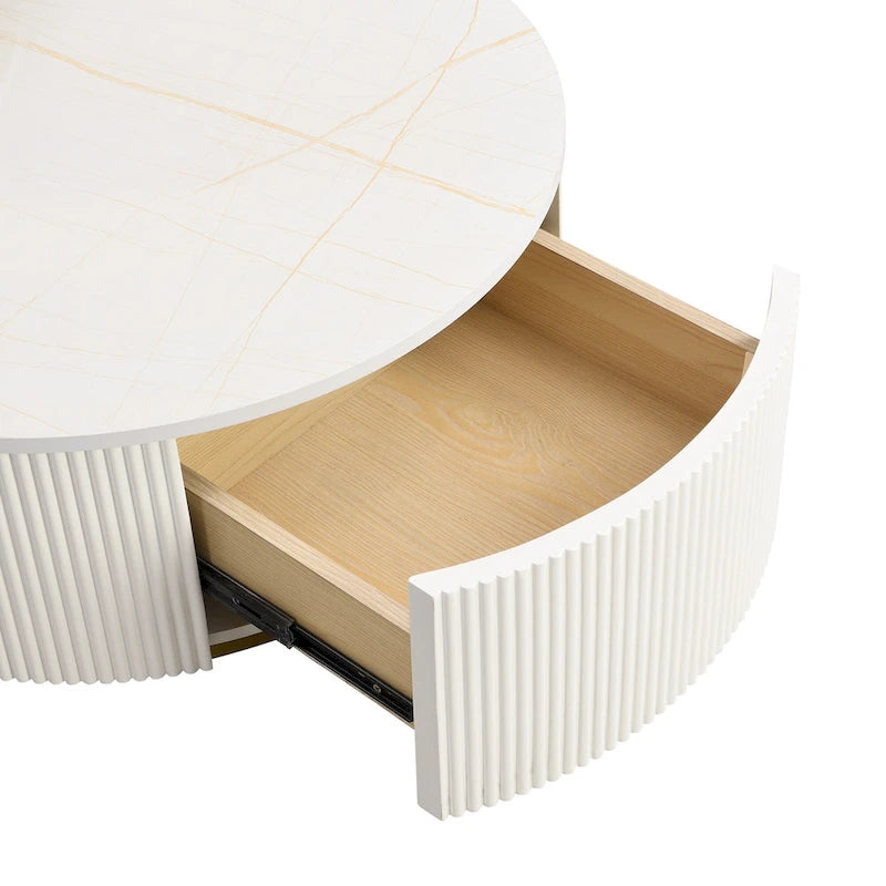 Table basse gigogne ronde moderne
