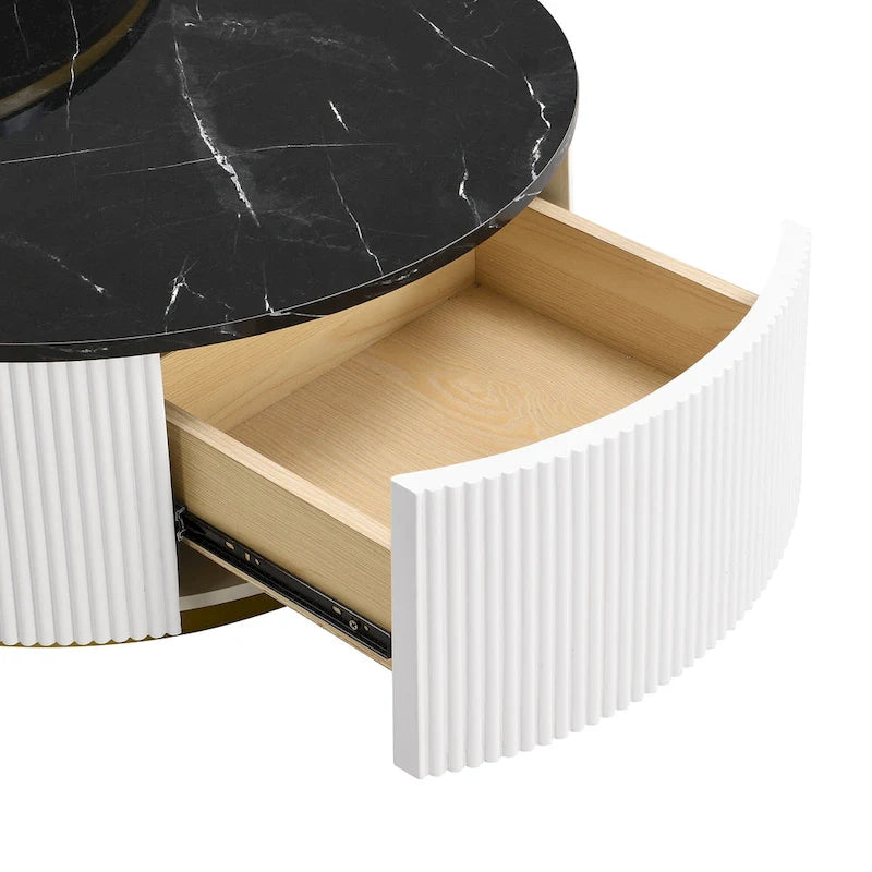 Table basse gigogne ronde moderne