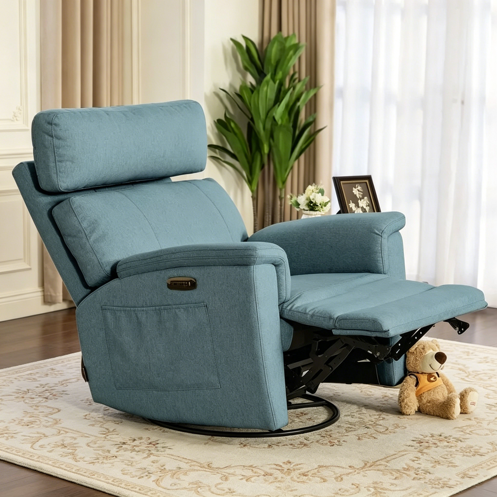 Fauteuil de maternité électrique inclinable et pivotant