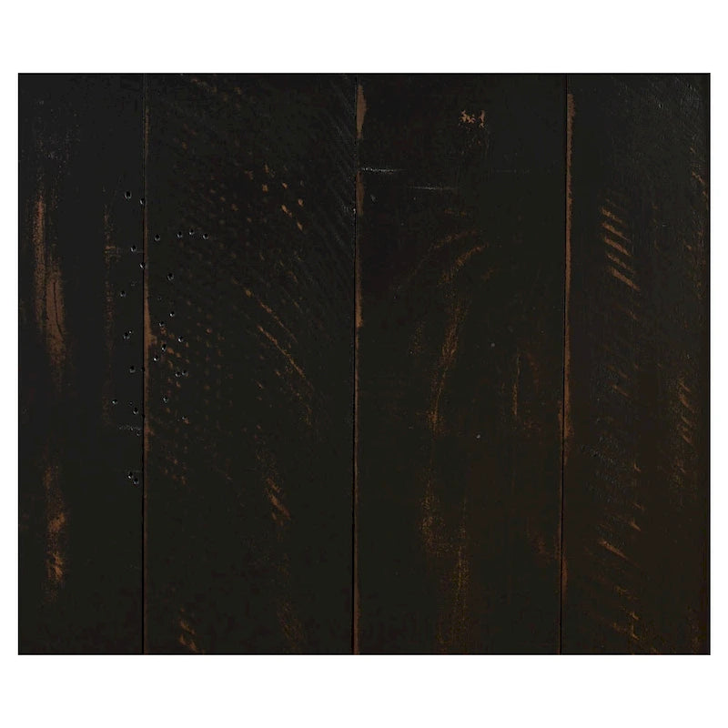 Table basse relevable carrée décontractée noire/marron
