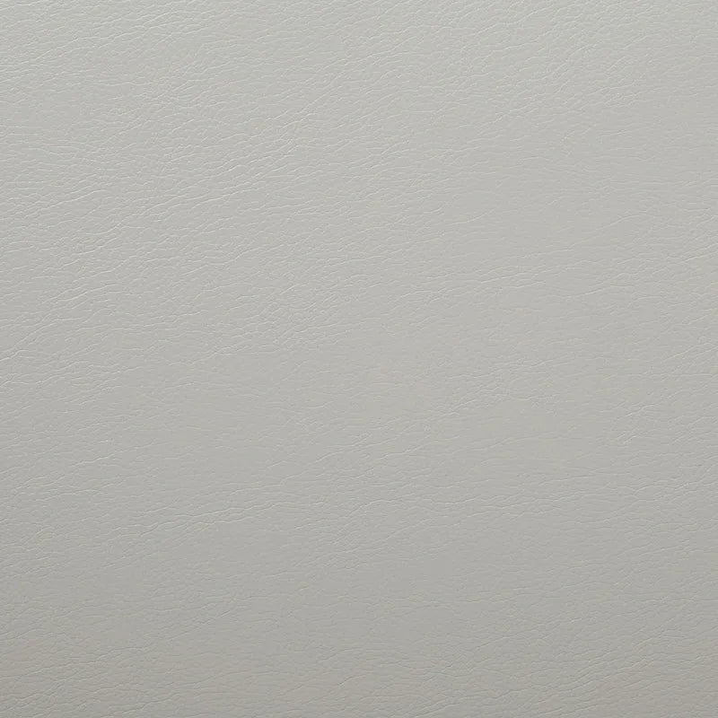 Canapé inclinable électrique en similicuir gris clair de transition