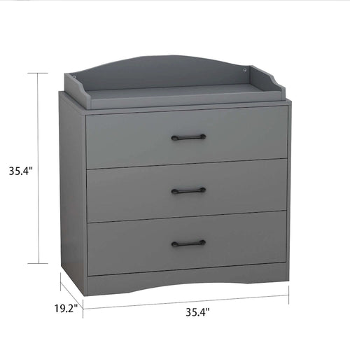 Timechee 35.4W 35.4H Changing Table Dresser