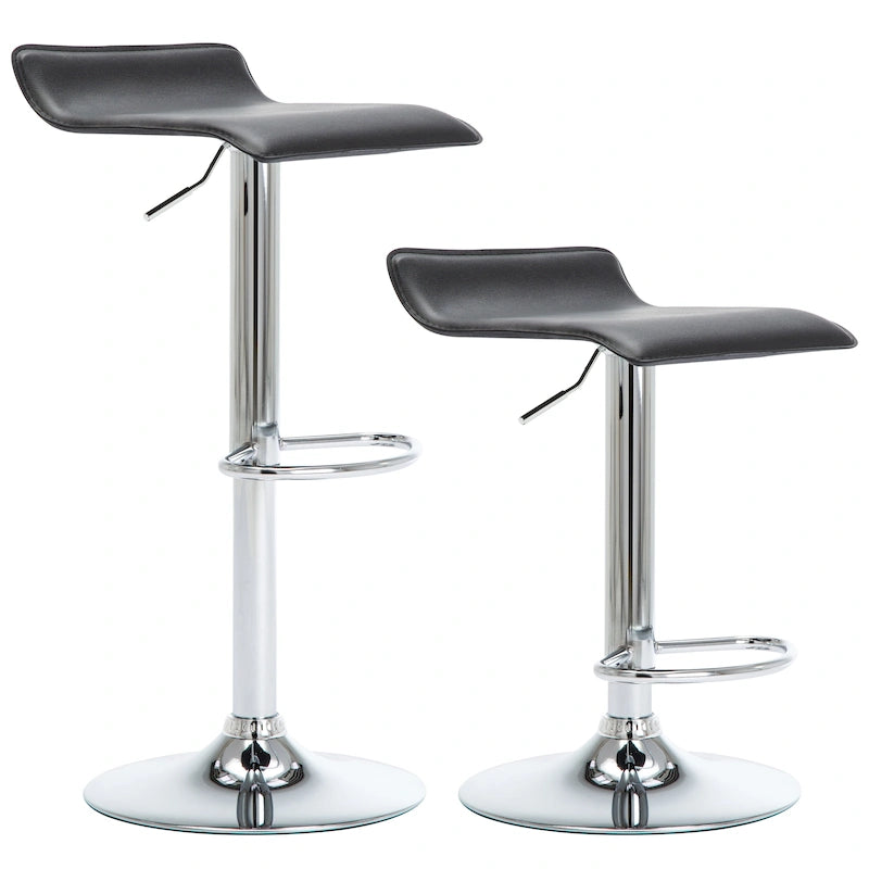 Tabourets de bar ajustables en similicuir