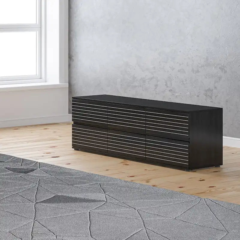Commode/Meuble TV polyvalent(e) avec six tiroirs