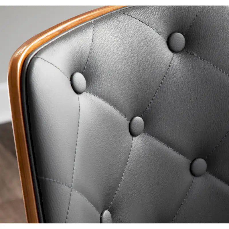 Chaise de salle à manger en noyer de style Mid-century Modern