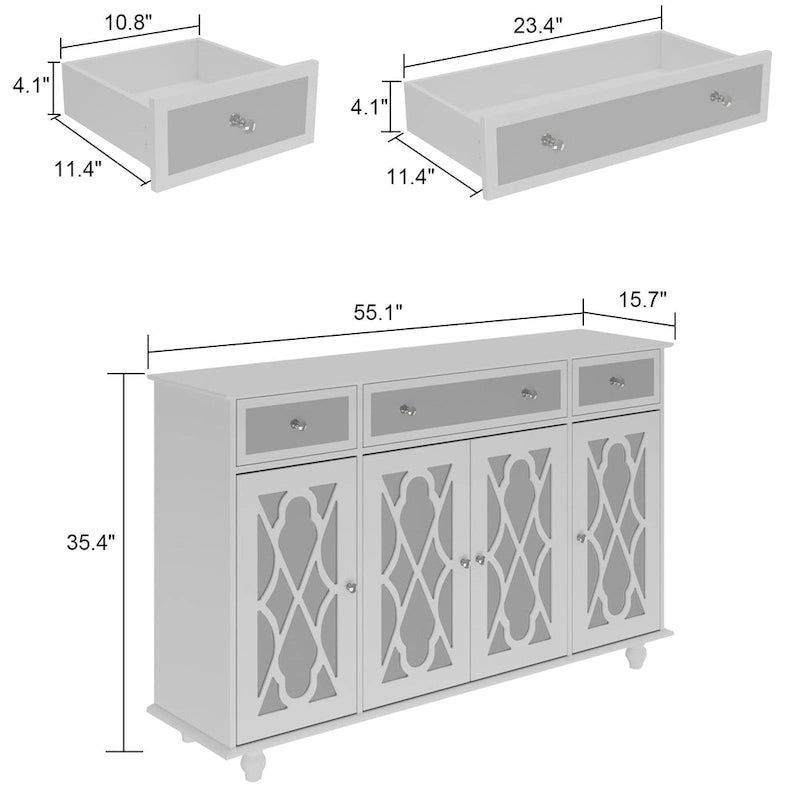Crédences Buffets Meubles Consoles Miroir