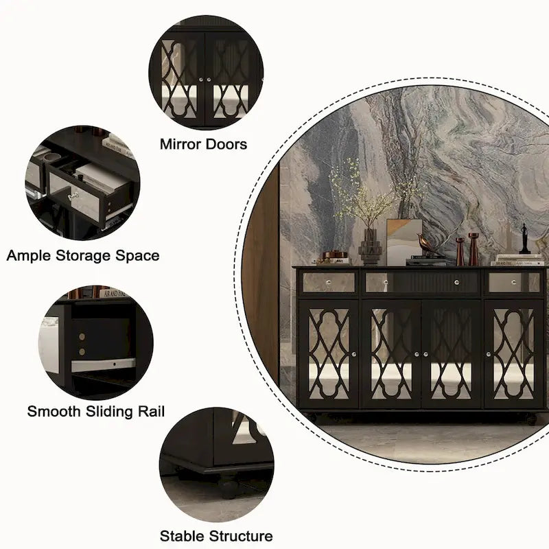 Crédences Buffets Meubles Consoles Miroir