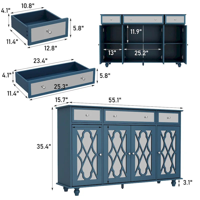 Crédences Buffets Meubles Consoles Miroir