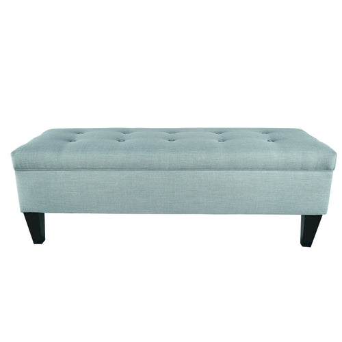 Banc de rangement ottoman capitonné
