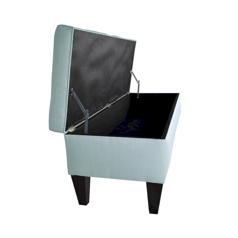 Banc de rangement ottoman capitonné