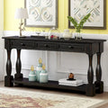 Console avec tiroirs et étagère
