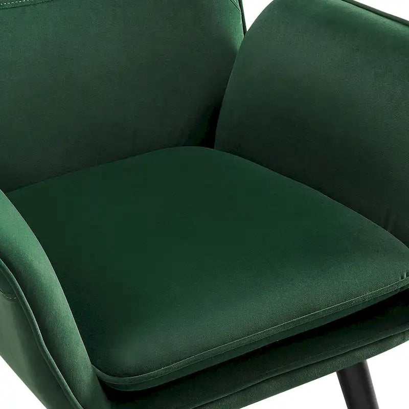 Fauteuil d'appoint capitonné à oreilles