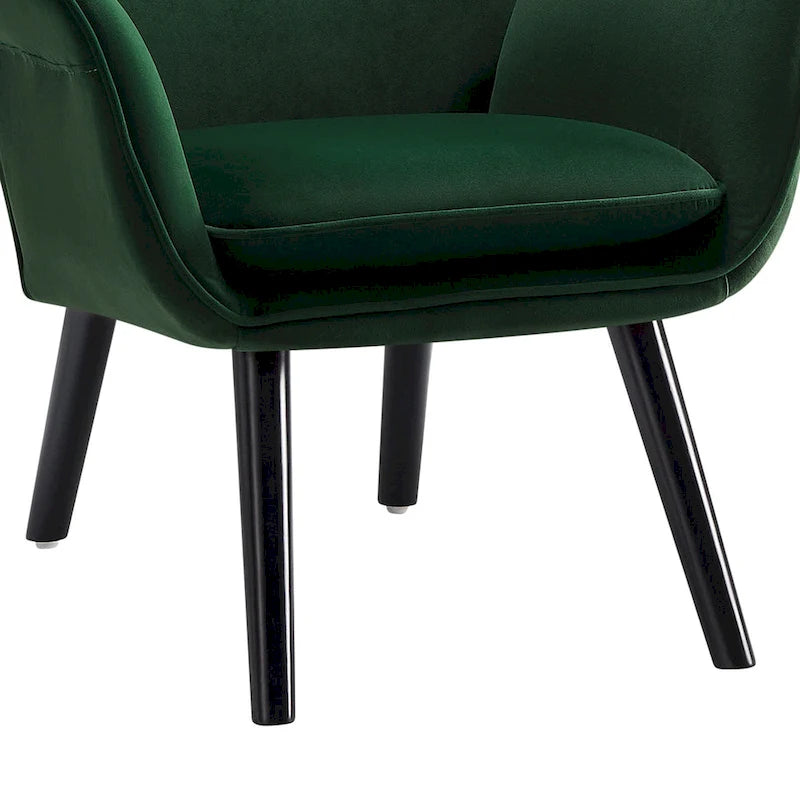 Fauteuil d'appoint capitonné à oreilles