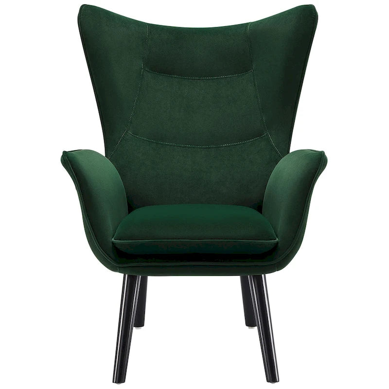 Fauteuil d'appoint capitonné à oreilles