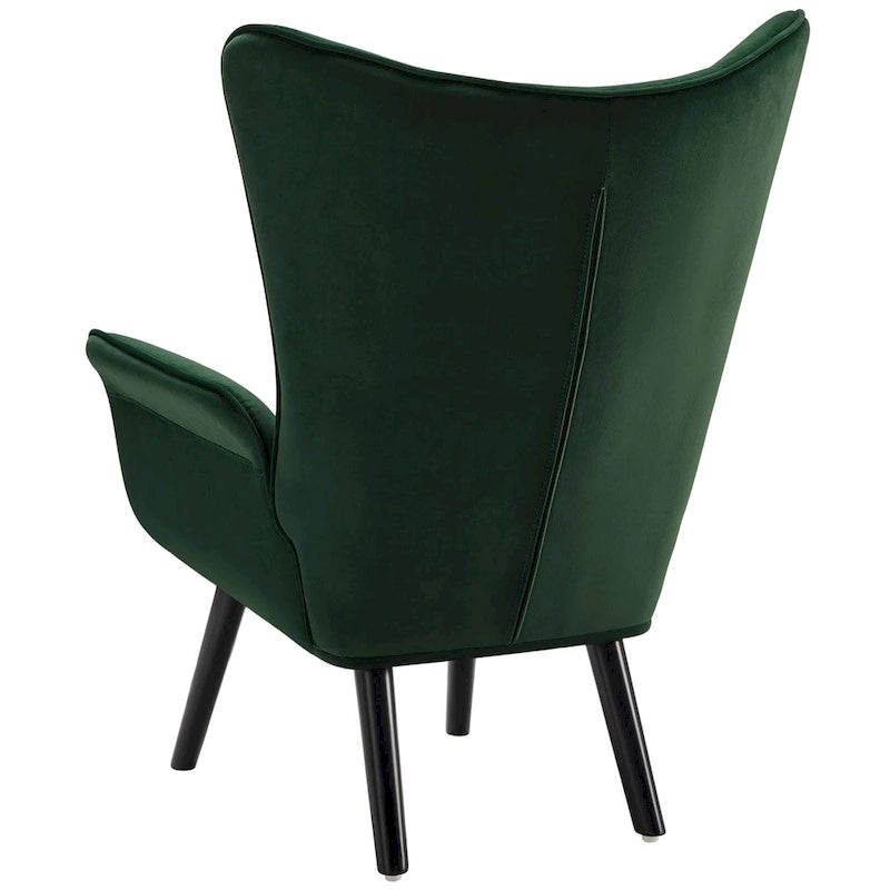 Fauteuil d'appoint capitonné à oreilles