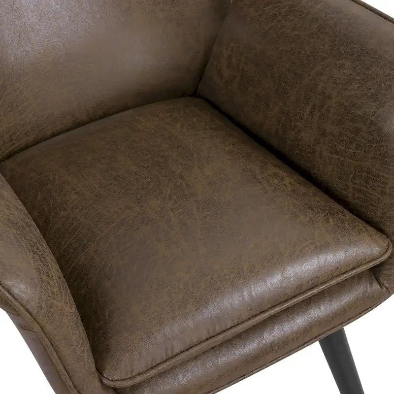 Fauteuil d'appoint capitonné à oreilles