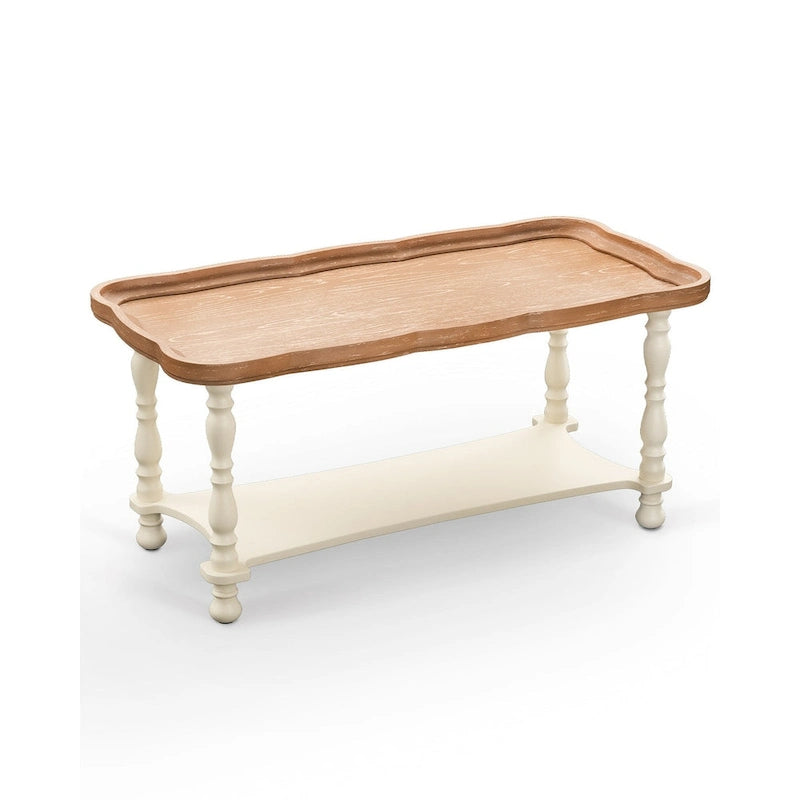 Table basse et étagère de ferme française