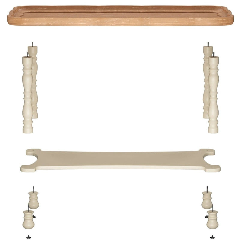 Table basse et étagère de ferme française