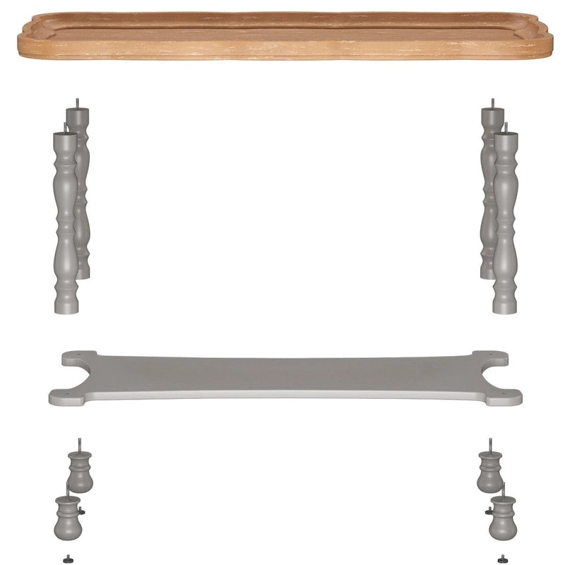 Table basse et étagère de ferme française