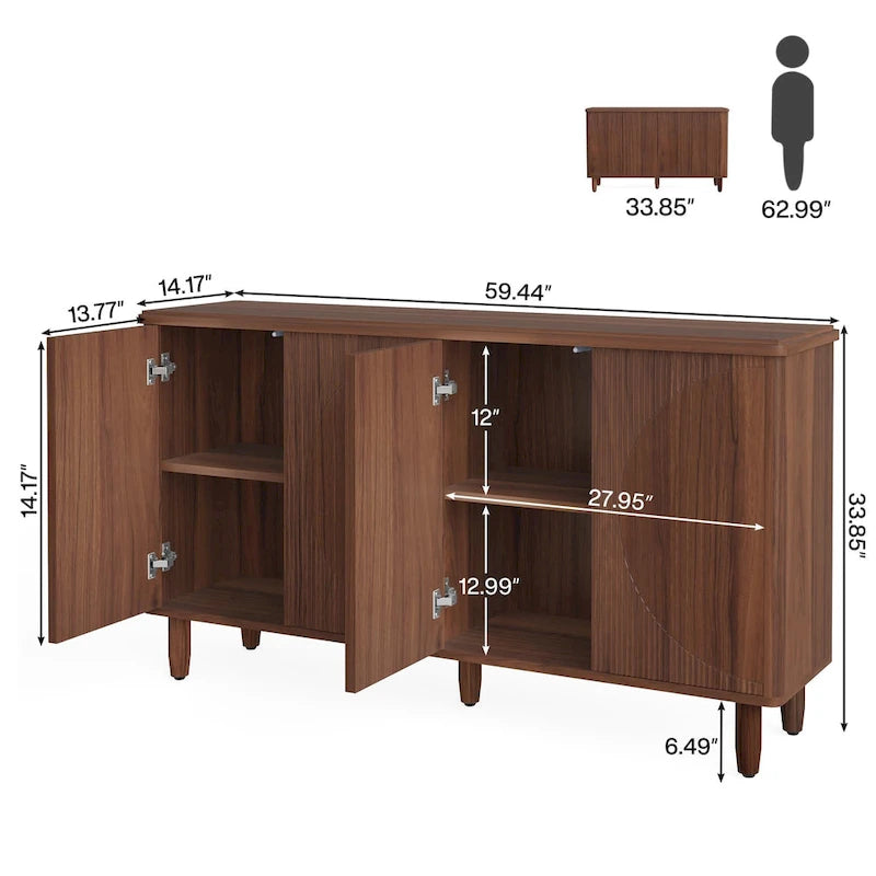 Buffet bahut moderne avec portes
