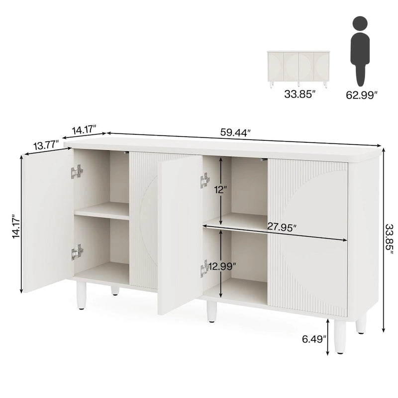 Buffet bahut moderne avec portes
