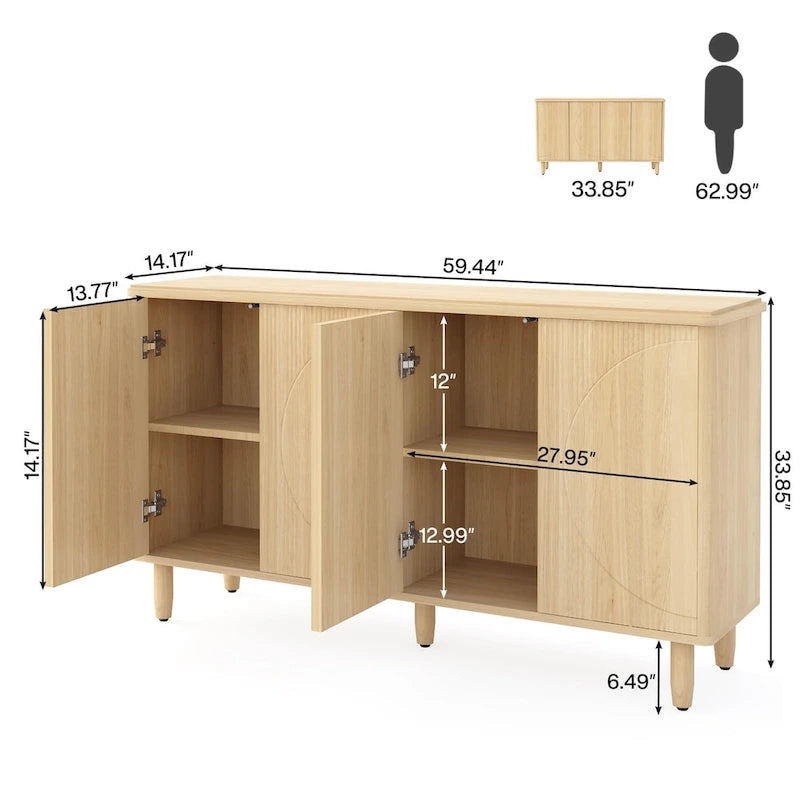 Buffet bahut moderne avec portes