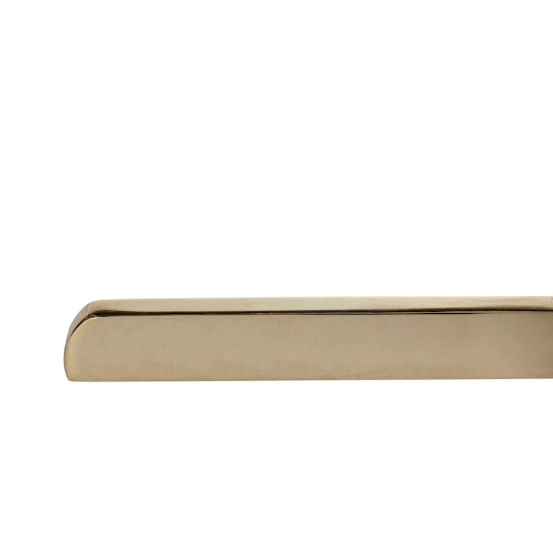 Table d'appoint ronde blanche/laiton