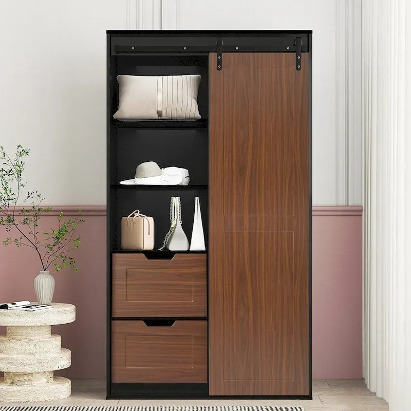 Armoires et meubles de rangement style porte de grange classique
