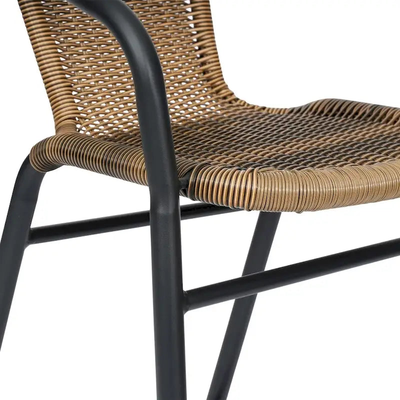 Tabourets de bar en rotin d'intérieur/d'extérieur