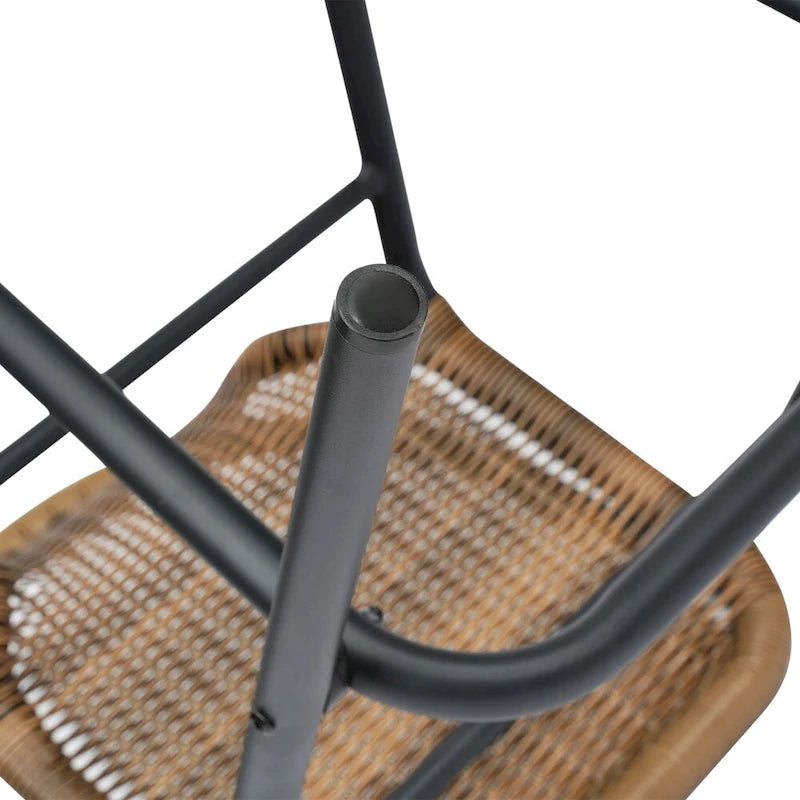 Tabourets de bar en rotin d'intérieur/d'extérieur