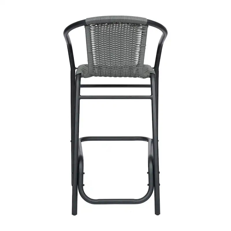 Tabourets de bar en rotin d'intérieur/d'extérieur