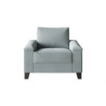 Fauteuil en lin rembourré de style simple