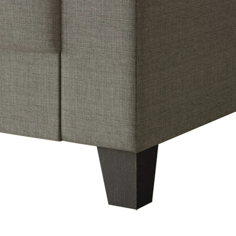 Fauteuil en lin rembourré de style simple