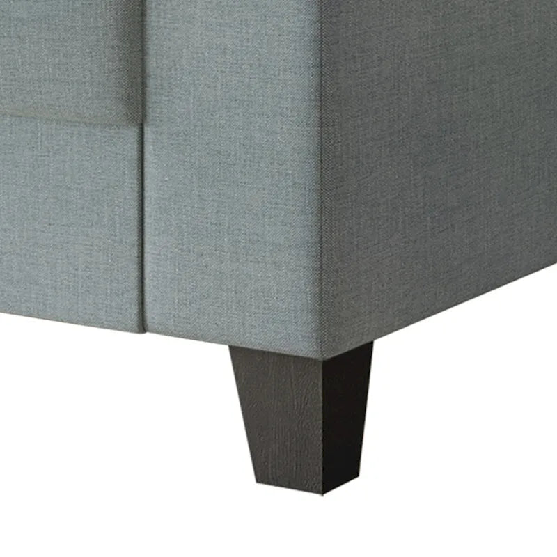 Fauteuil en lin rembourré de style simple