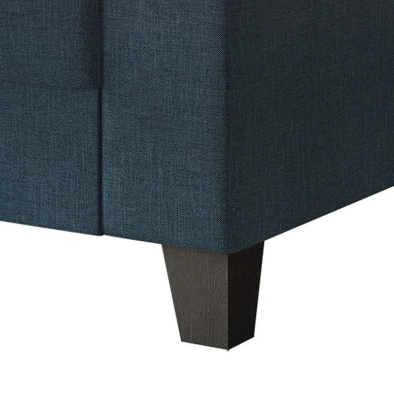 Fauteuil en lin rembourré de style simple