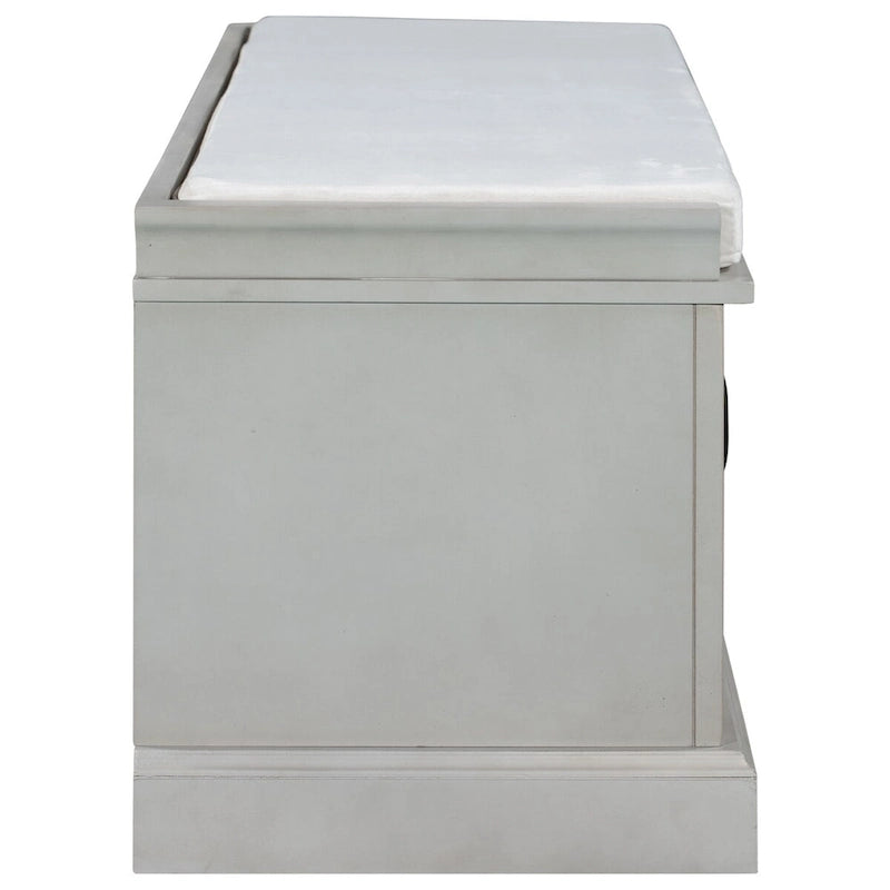 Bancs Coffres de Rangement et Coussin Amovible