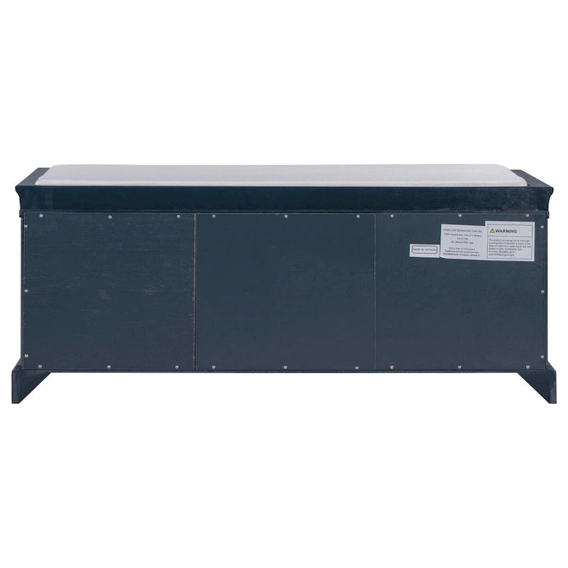 Bancs Coffres de Rangement et Coussin Amovible